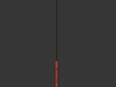 Pendant light 3D model 10