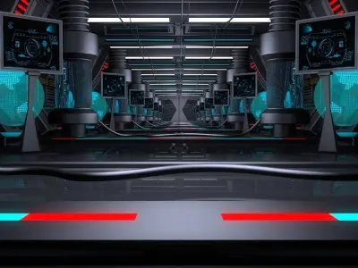 Sci Fi Corridor 3D model