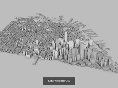 Cities 9 3D Models 3D Model Pack