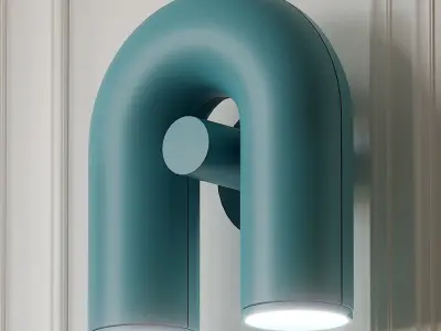 Circus Wall Sconce by Haute Living 3D model