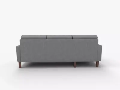 Azekiel Reversible Sectional 3D model