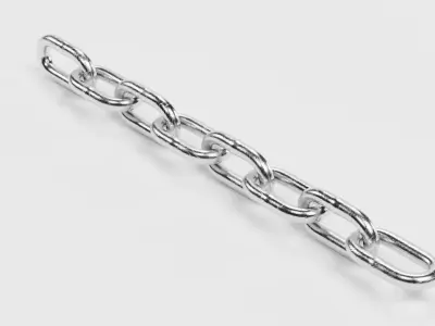 Link Chain V1 - Steel Coil Proof 3D model