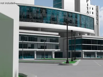  Modern Hospital Complex 