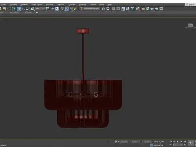 BOVOLA CHANDELIER Low-poly 3D model