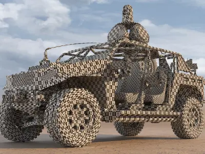  American Wheeled And Tracked Military Vehicles 9 in 1 UVW Only Vol 2 