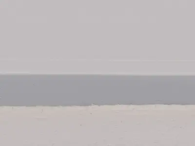 Concrete Sidewalk Curb 3D model