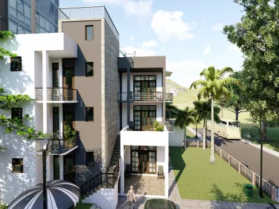 Exterior House 3d model  3D model