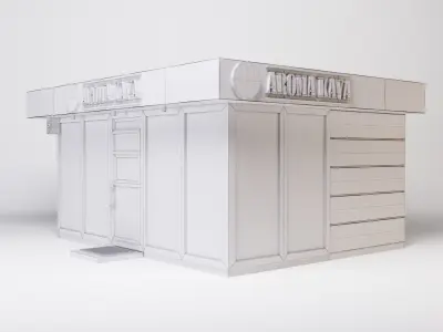 Coffee Shop 3D model