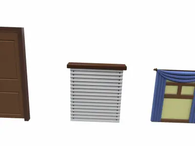 Cartoon furniture props pack vol 6 3D model