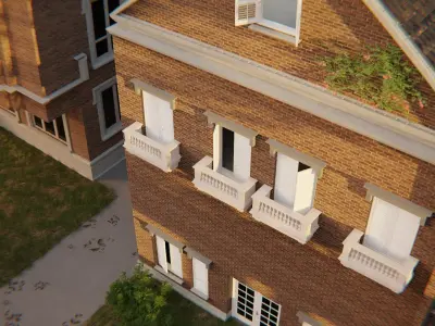 Villa 3D model shop