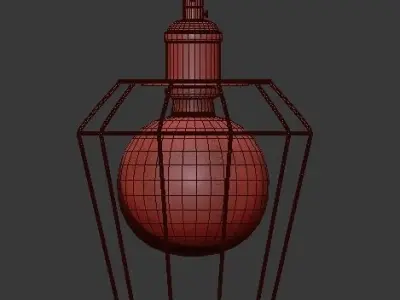 Hanging lamp 15 Loft Design 3D model