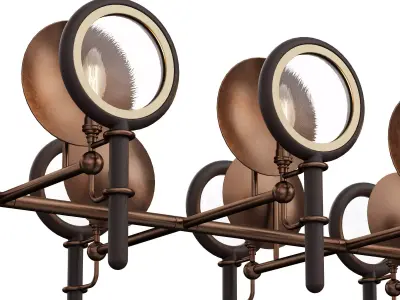 ALICE CHANDELIER - EIGHT ARM 3D model