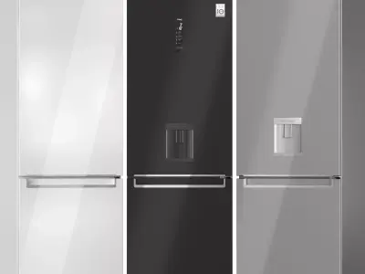 LG Refrigerator Collection 02 3D model