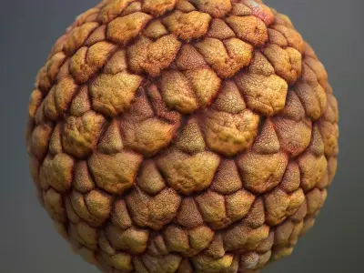 Material Skin Alien 7 Seamless PBR Texture Texture