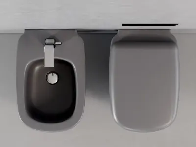 Ceramica Flaminia Mono Wall-Hung WC Low-poly 3D model