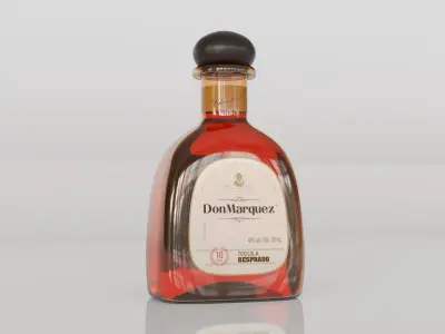 Tequila Bottle 01 3D model