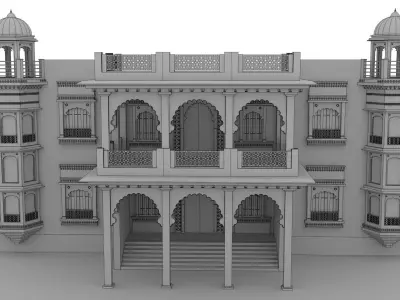 indian palace  3D model