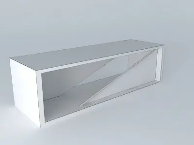 Neon bar counter Free 3D model