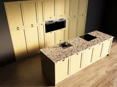 26-Kitchen2 texture 3 3D model