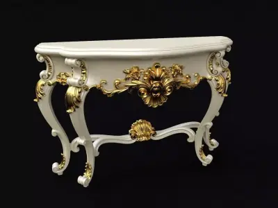 dressing table home furniture 3D model