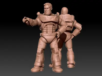 Buzz Lightyear Printable 3D print model