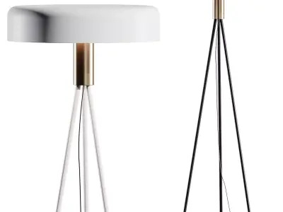 Lucande Filoreta Floor Lamp 3D model