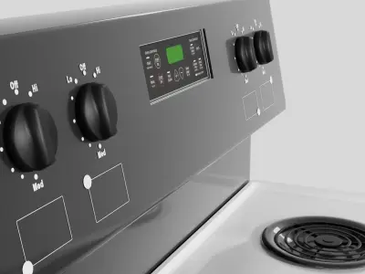 Electric Stove - Oven 3D model