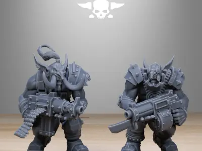 Orkaz Trolls 3D print model