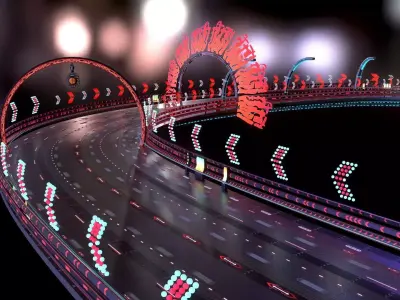 Sci Fi Road Ver 02 Low-poly 3D model