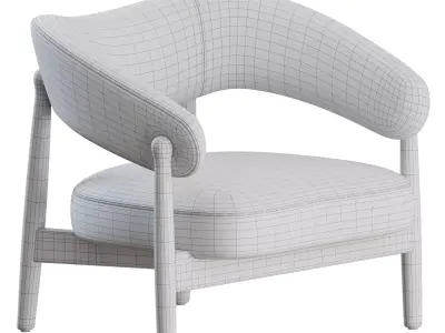 Frenchmen Street Lounge Chair by Man Of Parts 3D model