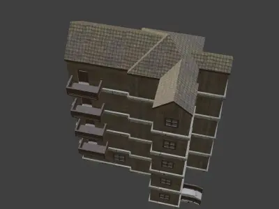 House Model 57 Low-poly 3D model