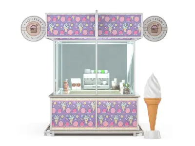 Ice Cream Shop 3D model
