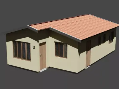 South African  house number 9 3D model