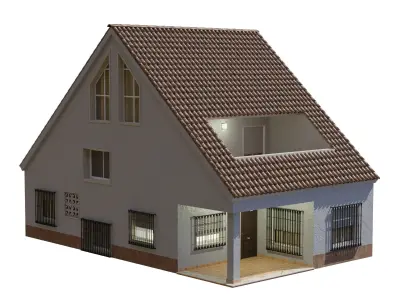 HOUSE - Barraca Valenciana Style 3D model