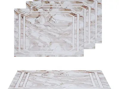 Carpets set 01 3D Model Pack