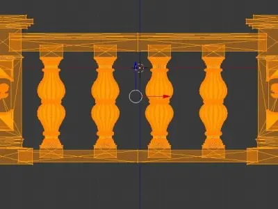 Architectural Stone Balusters 3D 3D print model