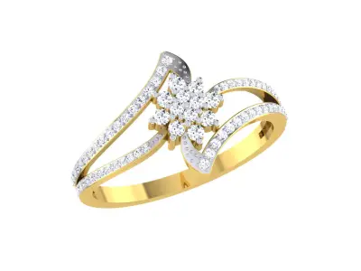 Women Ring Render 3dm STL OBJ FBX Details 3D print model purchase