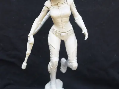 Space Girl  3d print model 3D print model