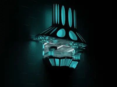 jelly lights  room  3D model