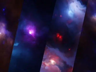 Space nebula shader for blender Texture