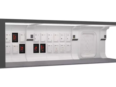 Tantive 4 right wall 1-6 scale Hottoys 3D print model