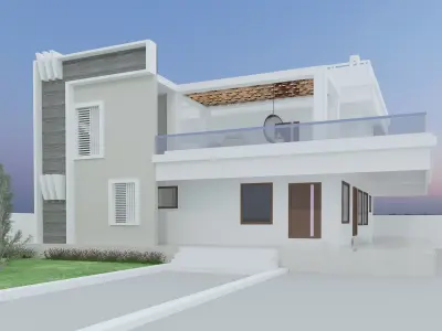   VILLA 3d model of an outdoor by Professional Designers 3D model