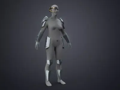 Shin Hati Cosplay Armor Star Wars Ahsoka 3D print model