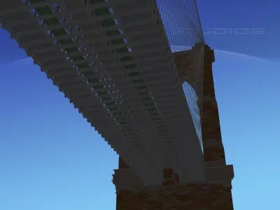 Brooklyn Bridge 3D model