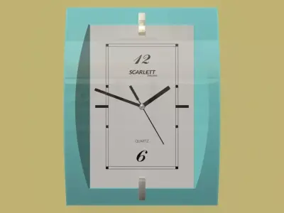 Wall clock 3D model