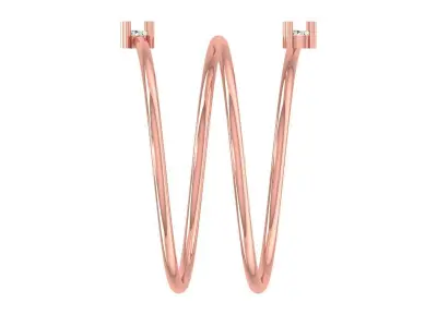 Solitaire Women Light Weight Band Ring 3D print model