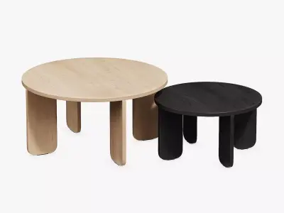 Kuvu Nest Coffee Table Set 3D model