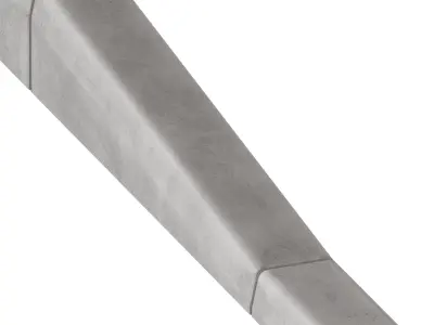 Curb set of squeegees 3D model