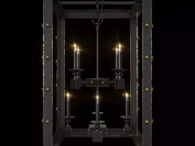 Wildwood Spartacus Chandelier 8 Lights 3D model