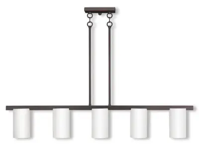 Delvin Light Kitchen Island Linear Pendant - 2 Colour 3D model